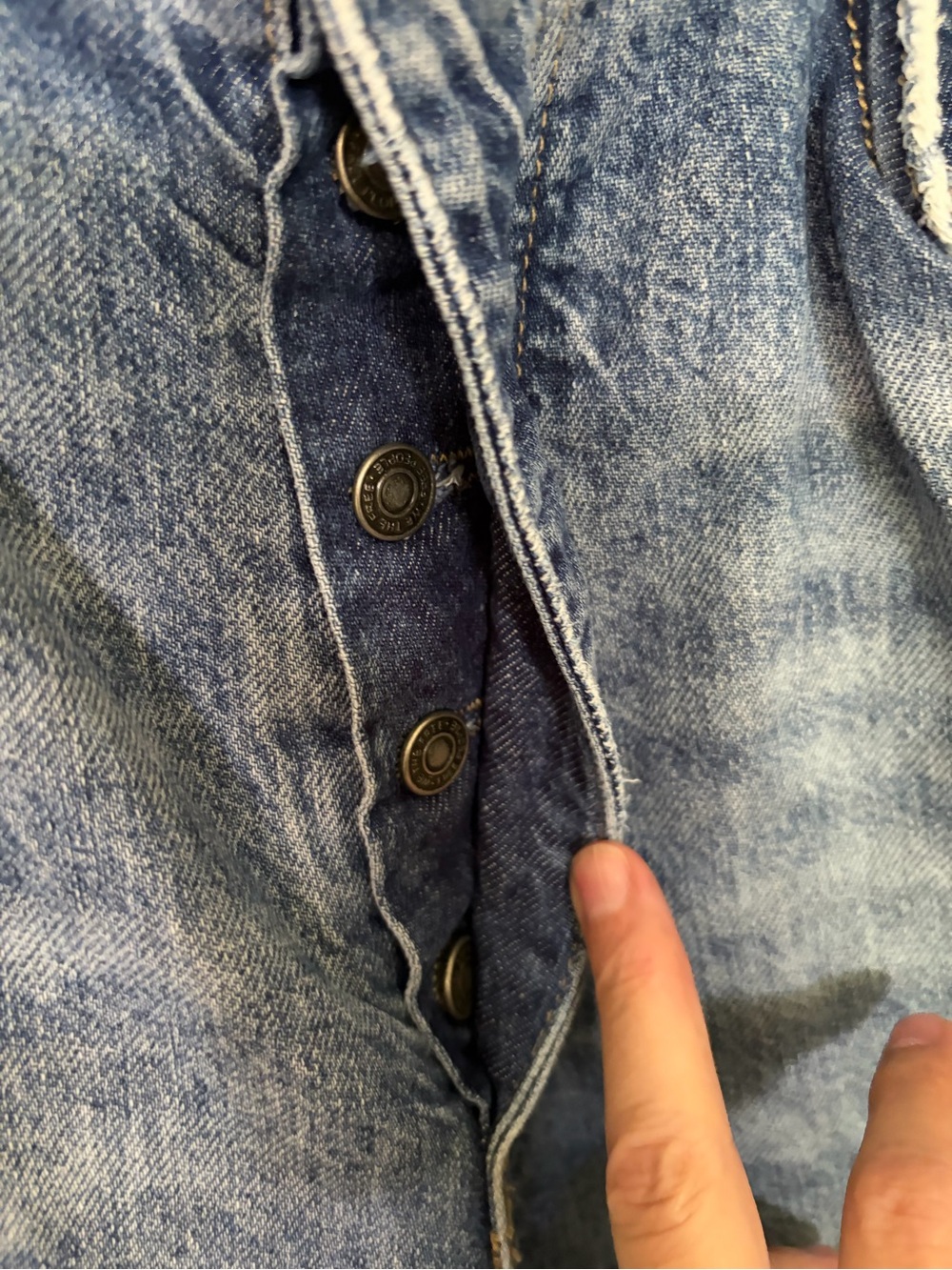 Free People We the Free Old West Slouchy Jeans Size 32 - Picture 4 of 9